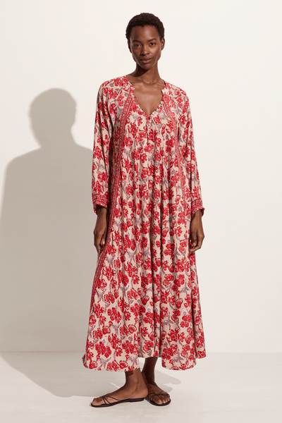 Dove long hotsell sleeve maxi dress