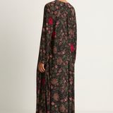 Natalie Martin Silk Fiore Maxi - Lehua Black