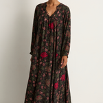 Natalie Martin Silk Fiore Maxi - Lehua Black