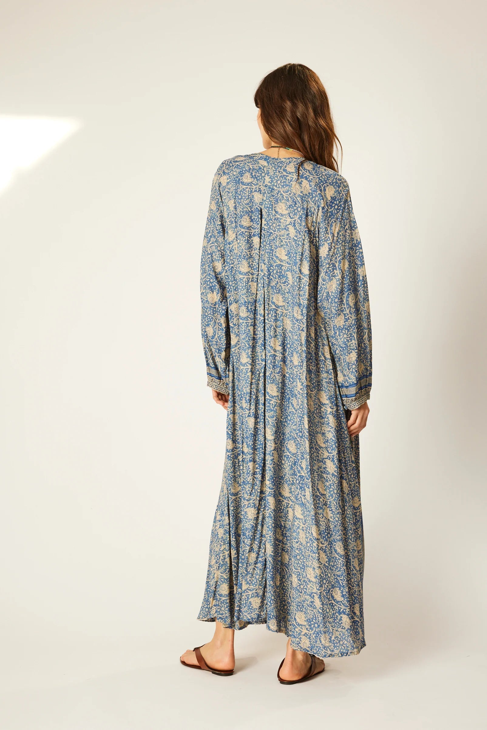 Natalie Martin Fiore Maxi - Water Lily Blue