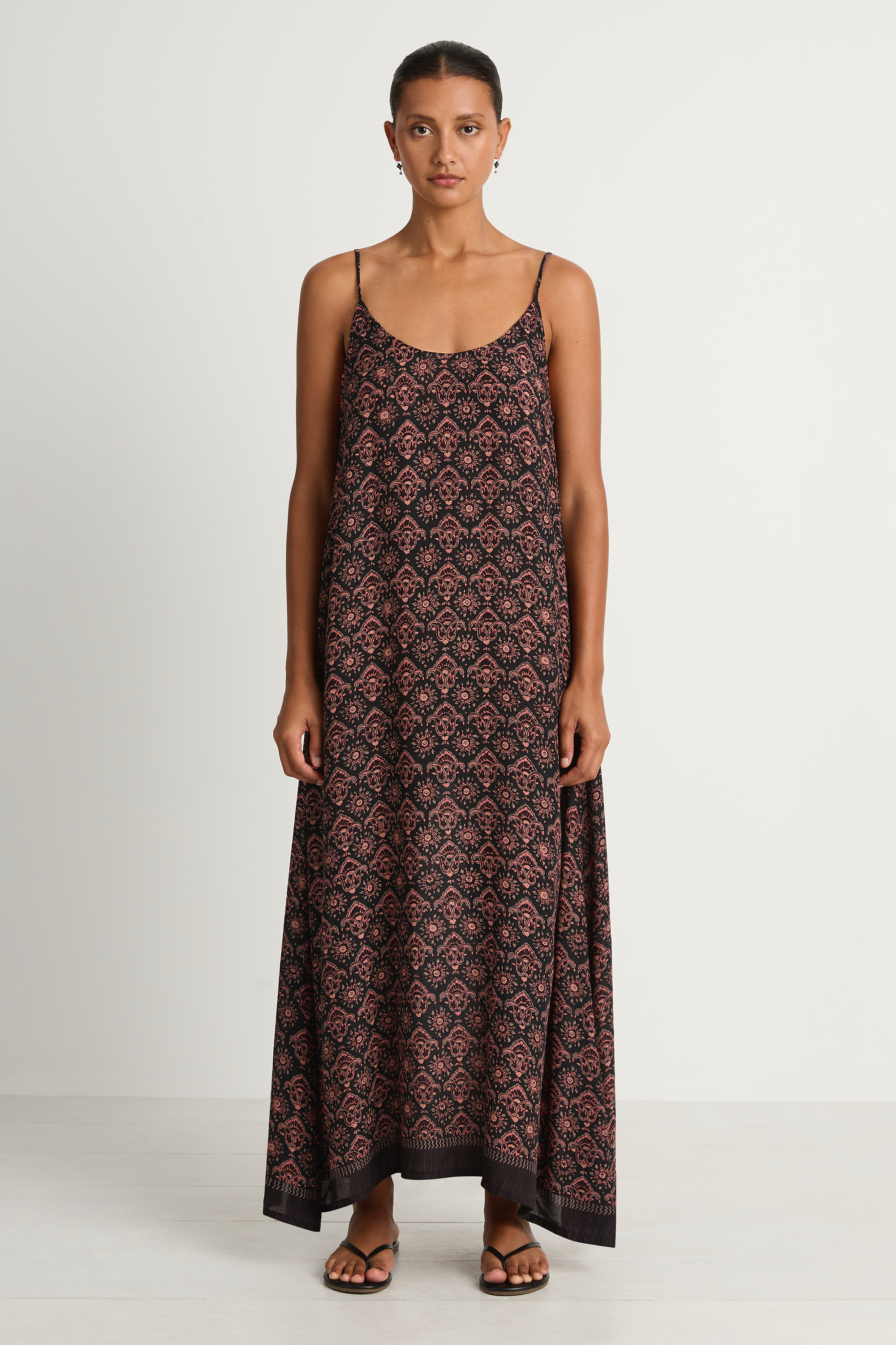 Natalie Martin Heather Maxi - Fleur-De-Lis Black