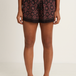 Natalie Martin Jasper Short - Fleur-De-Lis Black