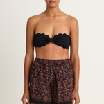 Natalie Martin Jasper Short - Fleur-De-Lis Black