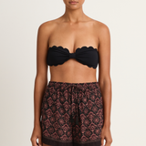 Natalie Martin Jasper Short - Fleur-De-Lis Black