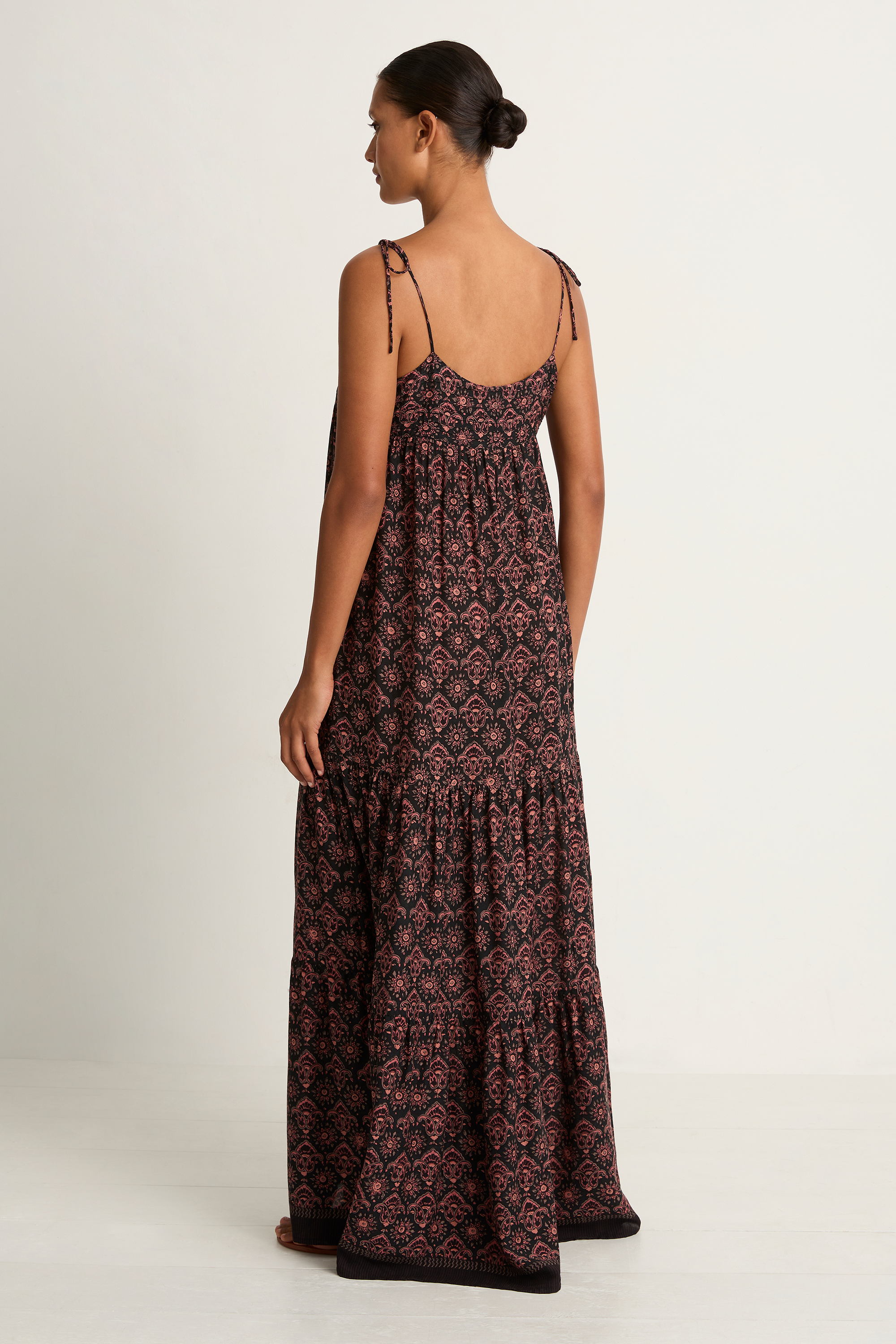 Natalie Martin Melanie Dress - Fleur-De-Lis Black