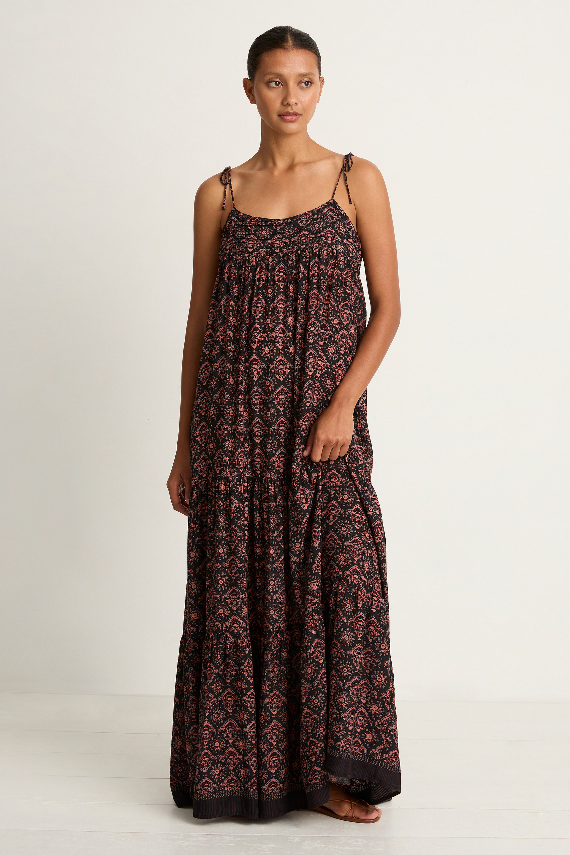 Natalie Martin Melanie Dress - Fleur-De-Lis Black - FINAL SALE