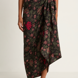 Natalie Martin Sarong - Lehua Print Black