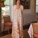 Natalie Martin Silk Fiore Maxi - Starflower Cream