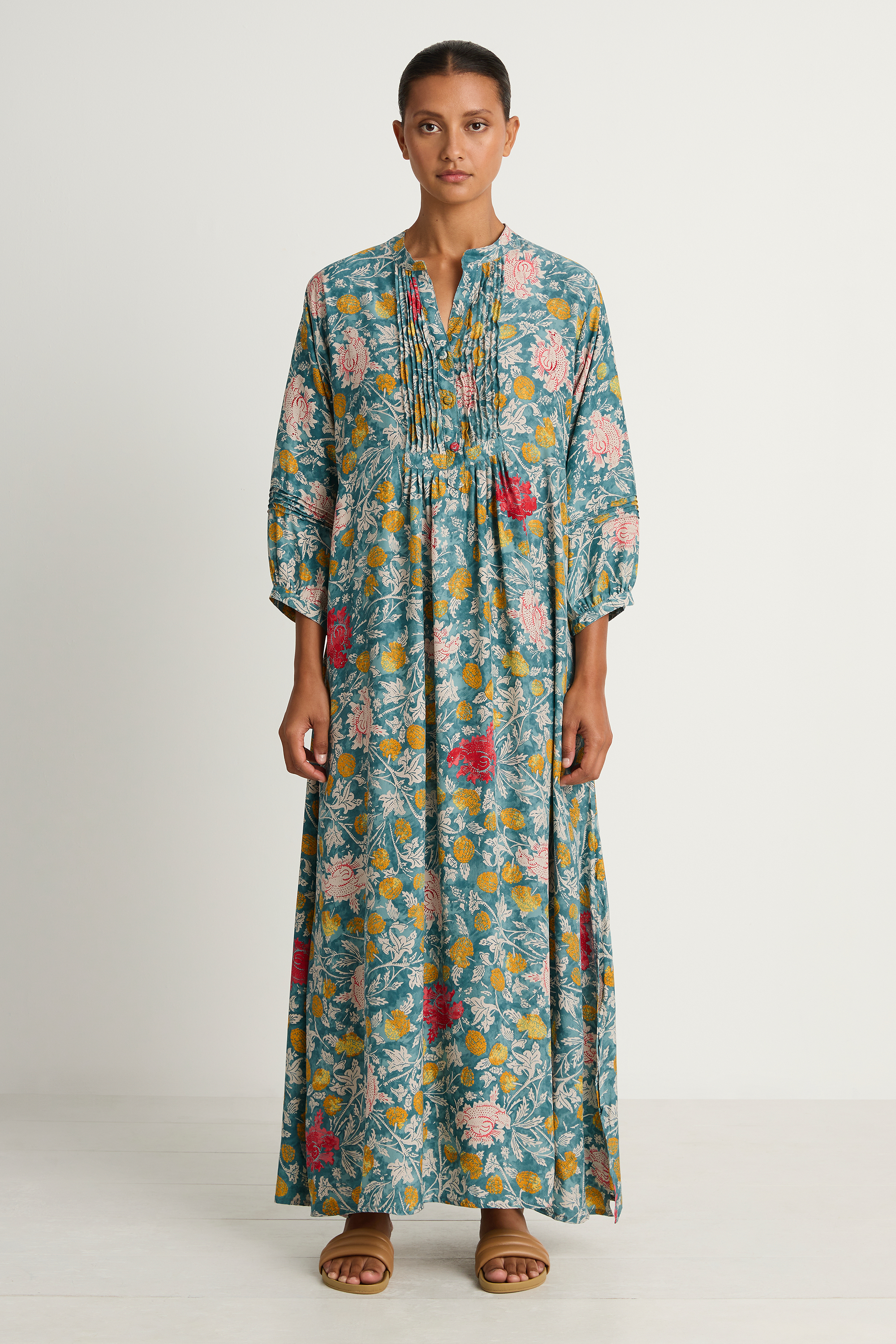 Natalie Martin Silk Sammie Maxi - Lehua Sea