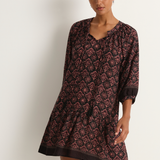 Natalie Martin Stevie Dress - Fleur-De-Lis Black