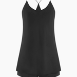 Olivia Von Halle Bella Camisole Set - Jet Black