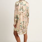 Olivia Von Halle Celeste Cream Floral Nightshirt - Tirtoff