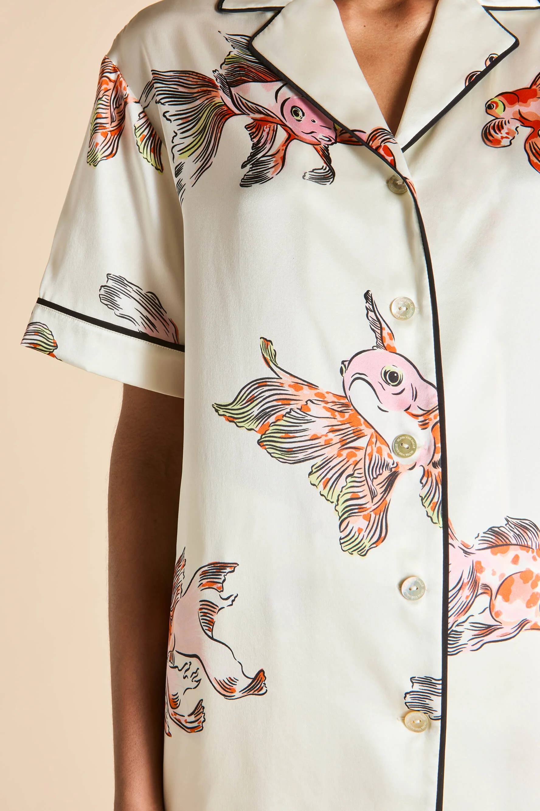 Olivia Von Halle Ingo - Cora Ivory Goldfish