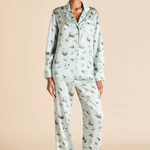 Olivia Von Halle Lila Silk Pajamas - Cowrie