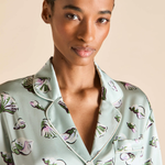 Olivia Von Halle Lila Silk Pajamas - Cowrie