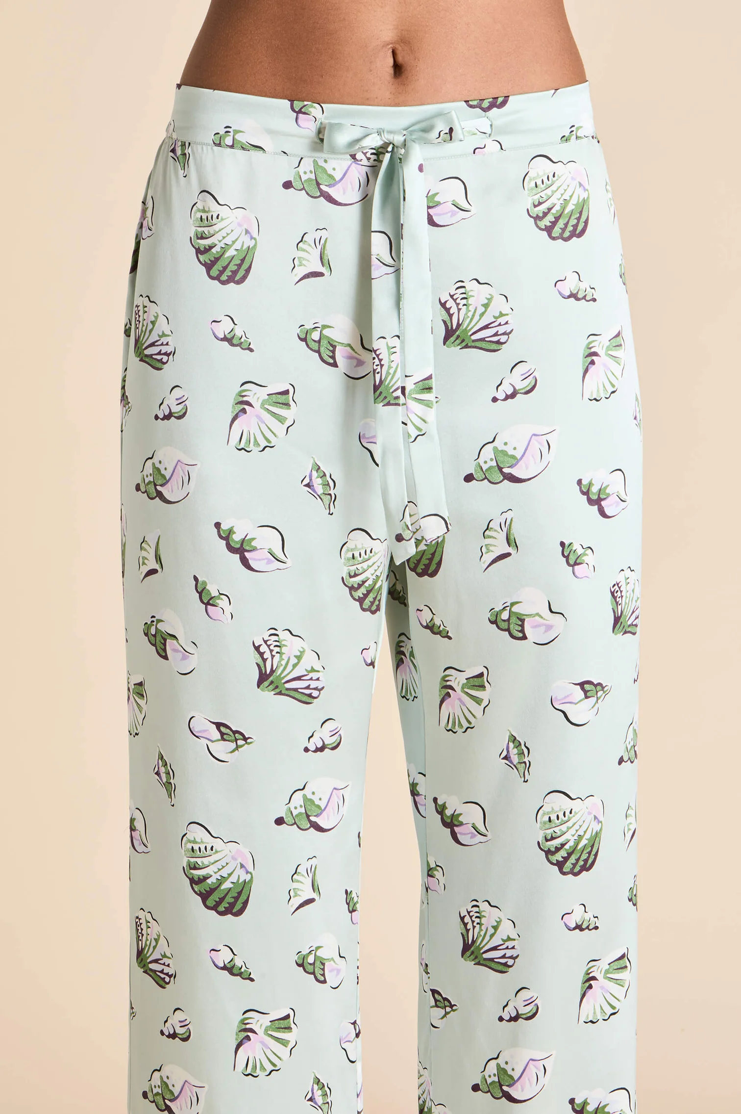 Olivia Von Halle Lila Silk Pajamas - Cowrie