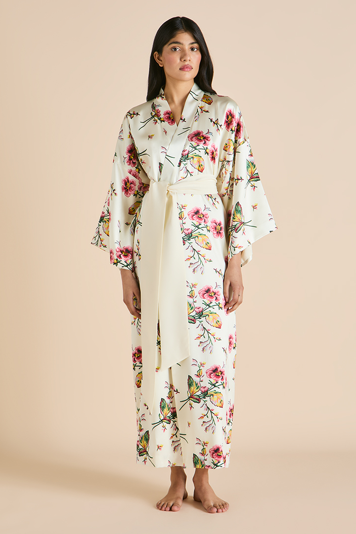 Olivia Von Halle Queenie Robe - Maugham