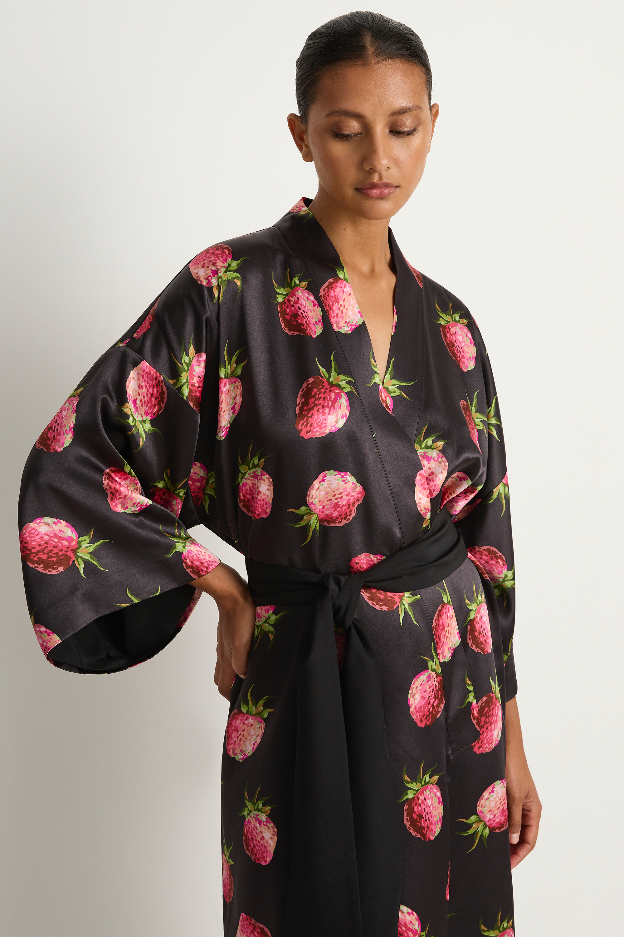 Olivia Von Halle Queenie Robe - Brigham