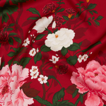 Olivia Von Halle Queenie Robe - Tardieau Red