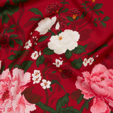 Olivia Von Halle Queenie Robe - Tardieau Red