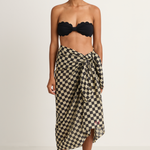 Olympia Etal Wyeth Sarong - Green Check