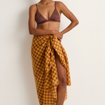 Olympia Etal Wyeth Sarong - Mango Check