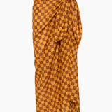 OLYMPIA ETAL Wyeth Sarong - Mango Check