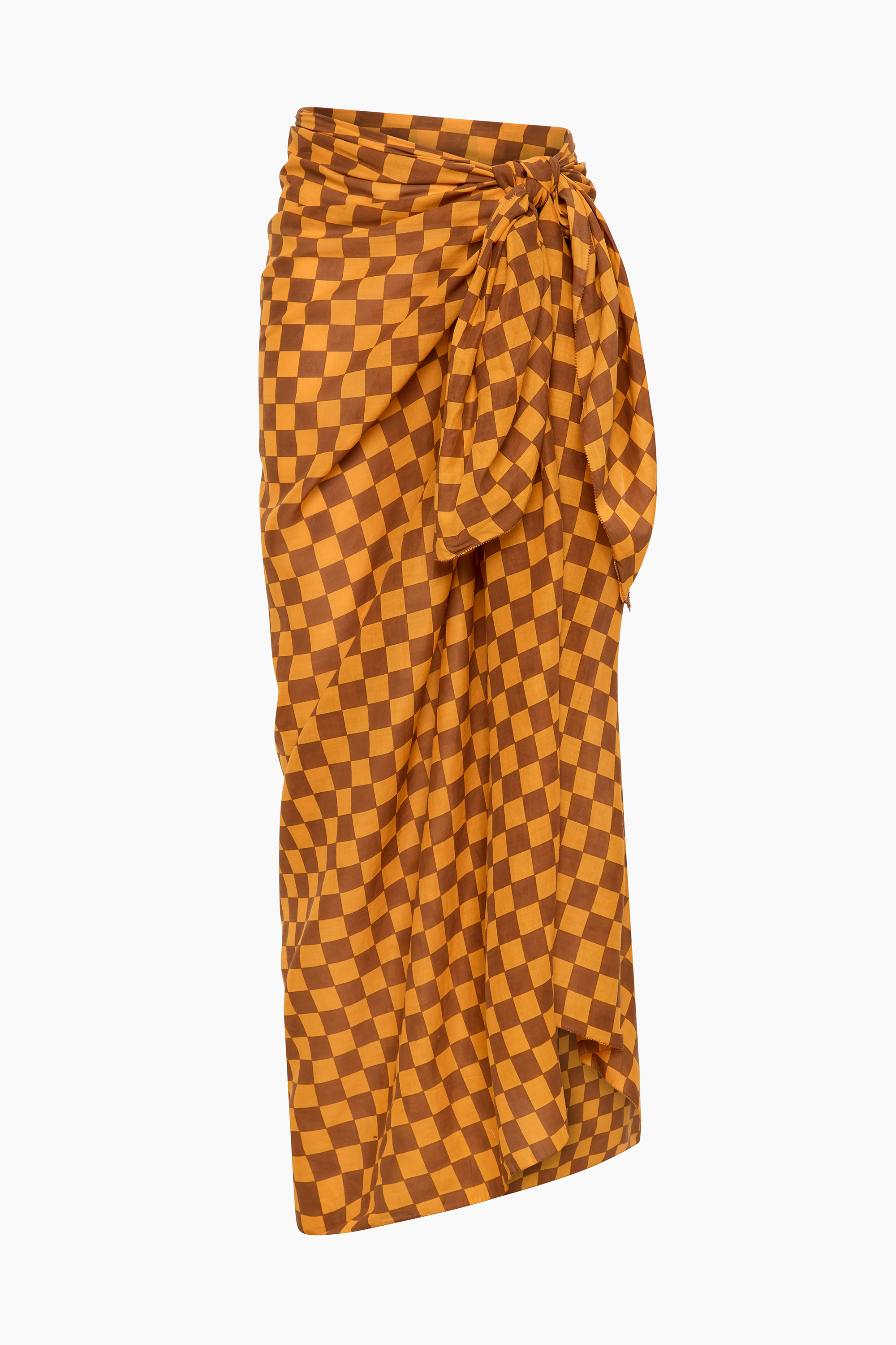 OLYMPIA ETAL Wyeth Sarong - Mango Check