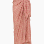 OLYMPIA ETAL Wyeth Sarong - Pink & Nude Check