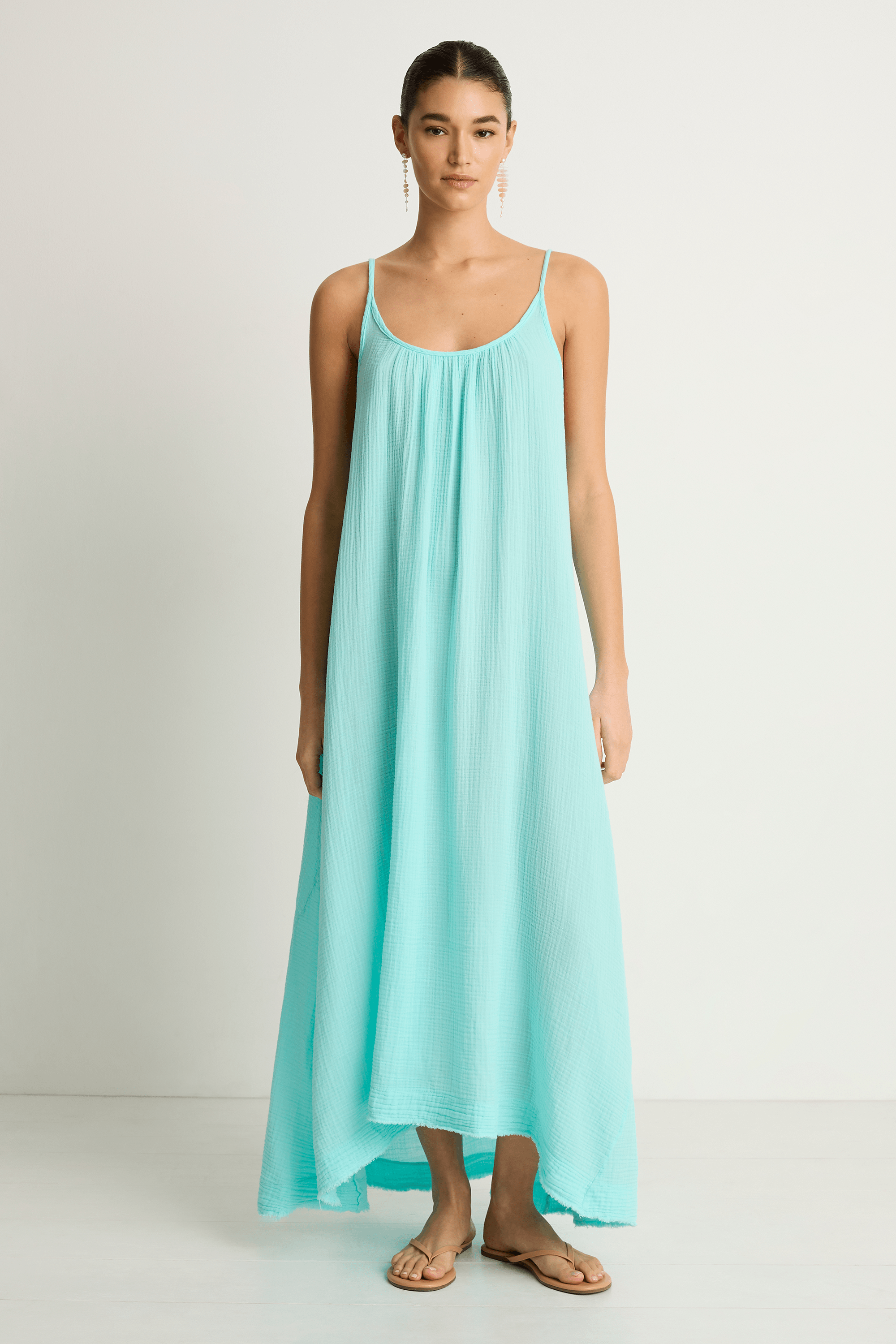 9SEED Tulum Maxi Dress - Ocean