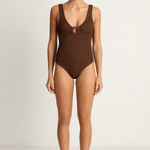 Hunza G Celine One Piece - Metallic Chocolate