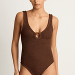 Hunza G Celine One Piece - Metallic Chocolate