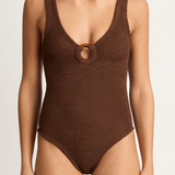 Hunza G Celine One Piece - Metallic Chocolate