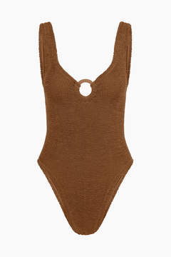 Hunza G Celine One Piece - Metallic Cocoa