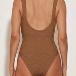 Hunza G Celine One Piece - Metallic Cocoa