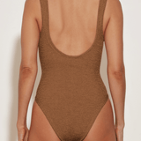 Hunza G Celine One Piece - Metallic Cocoa