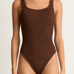 Hunza G Domino swim - Metallic Chocolate