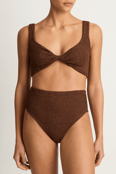 Hunza G Jamie Bikini - Metallic Chocolate