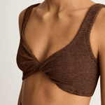 Hunza G Jamie Bikini - Metallic Chocolate