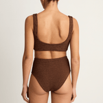 Hunza G Jamie Bikini - Metallic Chocolate