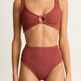 Hunza G Nadine Bikini - Metallic Rosewood