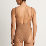 Hunza G Sadie One Piece - Metallic Cocoa