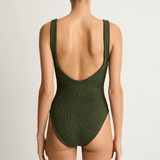 Hunza G Sadie One Piece - Metallic Khaki