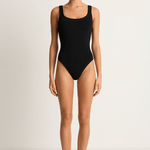 Hunza G Square Neck One Piece - Black