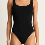 Hunza G Square Neck One Piece - Black