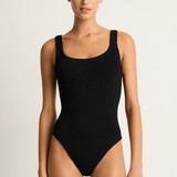 Hunza G Square Neck One Piece - Black