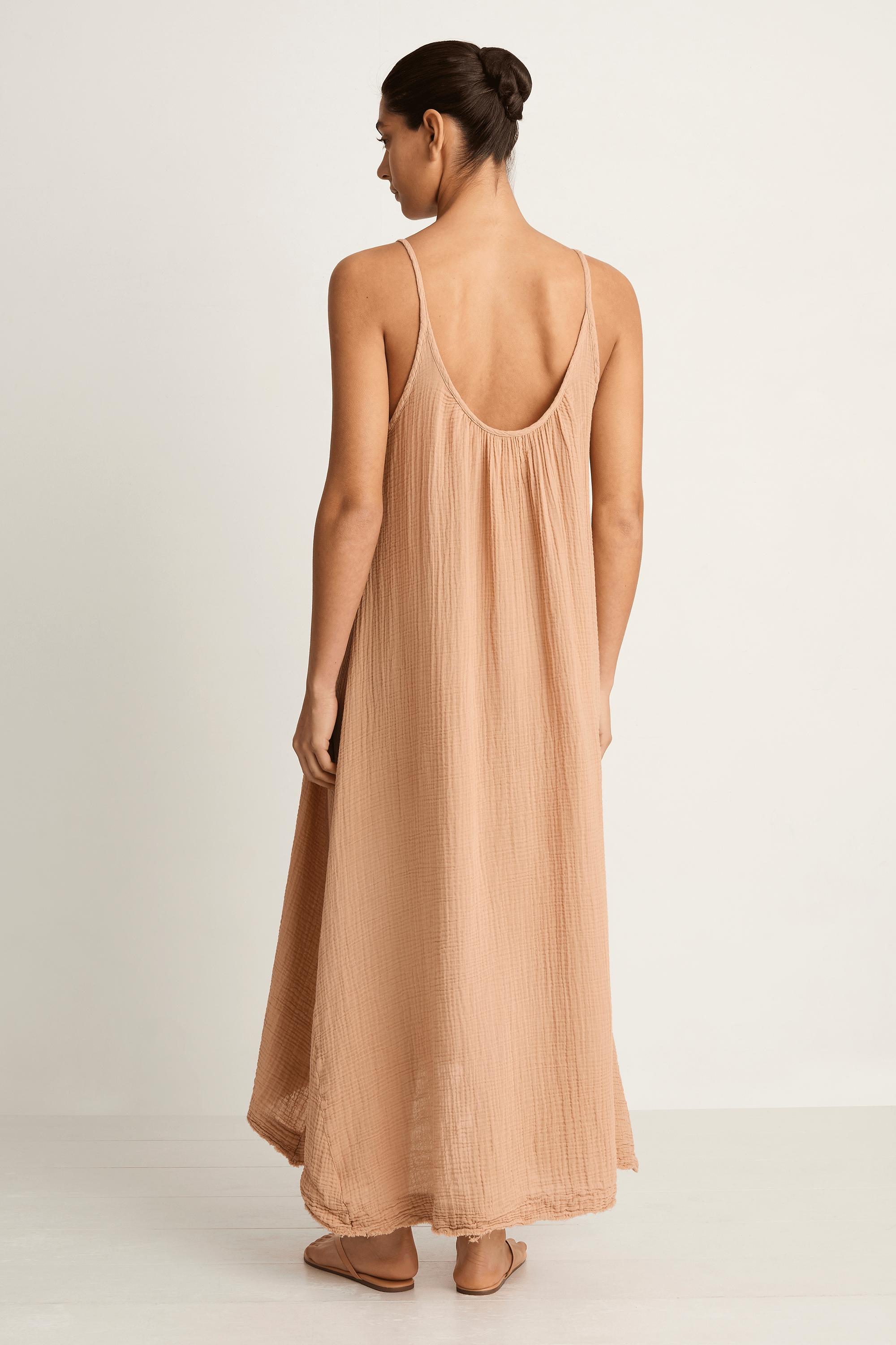 9SEED Tulum Maxi Dress - Latte