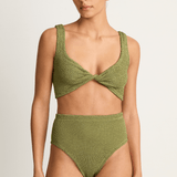 Hunza G Jamie Bikini - Metallic Moss