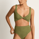 Hunza G Jamie Bikini - Metallic Moss