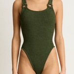 Hunza G Domino one piece - Metallic Khaki